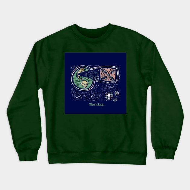 Starchip Crewneck Sweatshirt by JSnipe